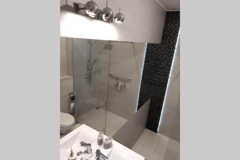 Sunny Penthouse With Roof Gardens Overlooking The Warsaw Palace Of Culture Pruszkow Luaran gambar