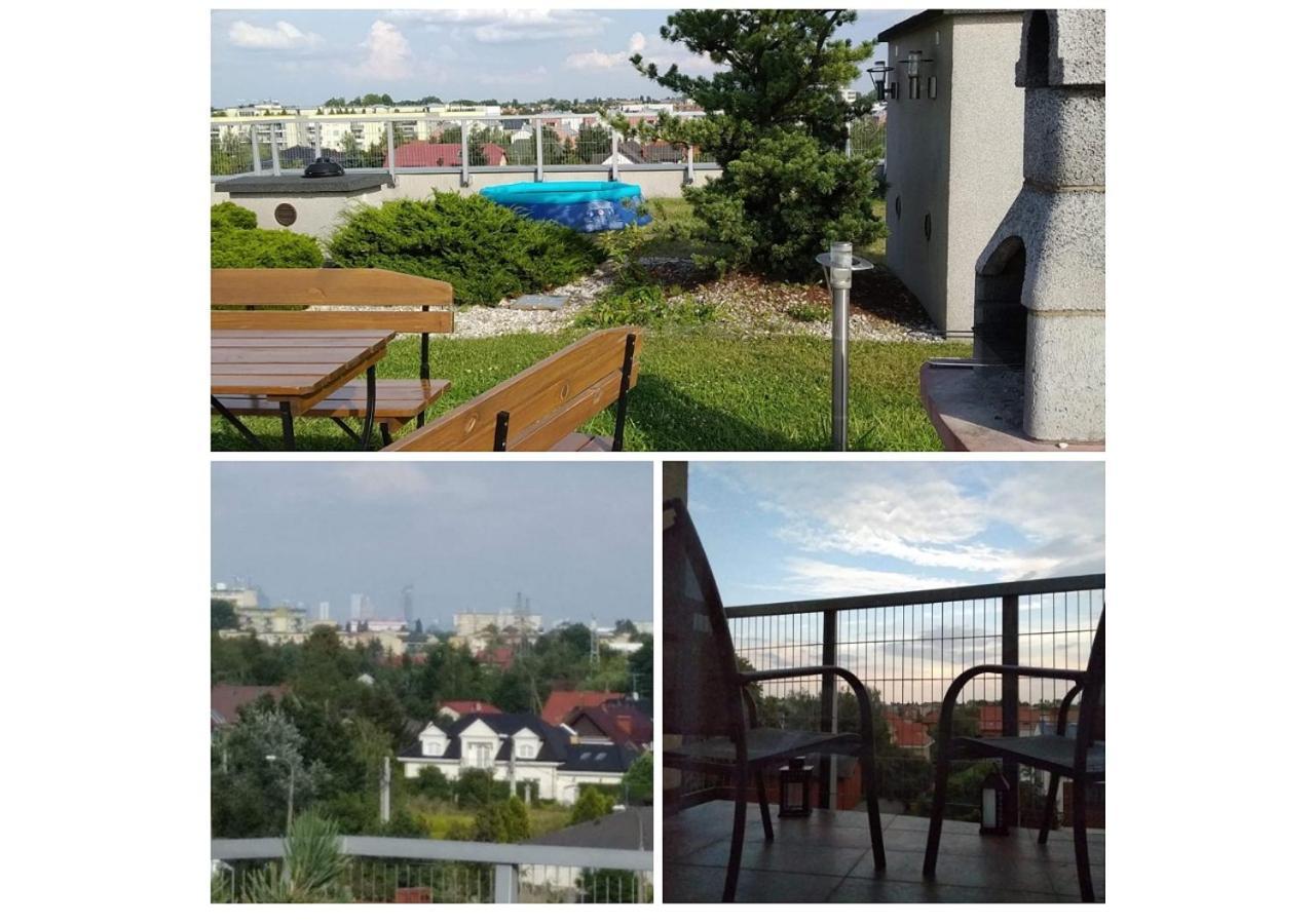 Sunny Penthouse With Roof Gardens Overlooking The Warsaw Palace Of Culture Pruszkow Luaran gambar